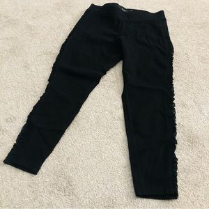 Mesh Ruffled Leggings